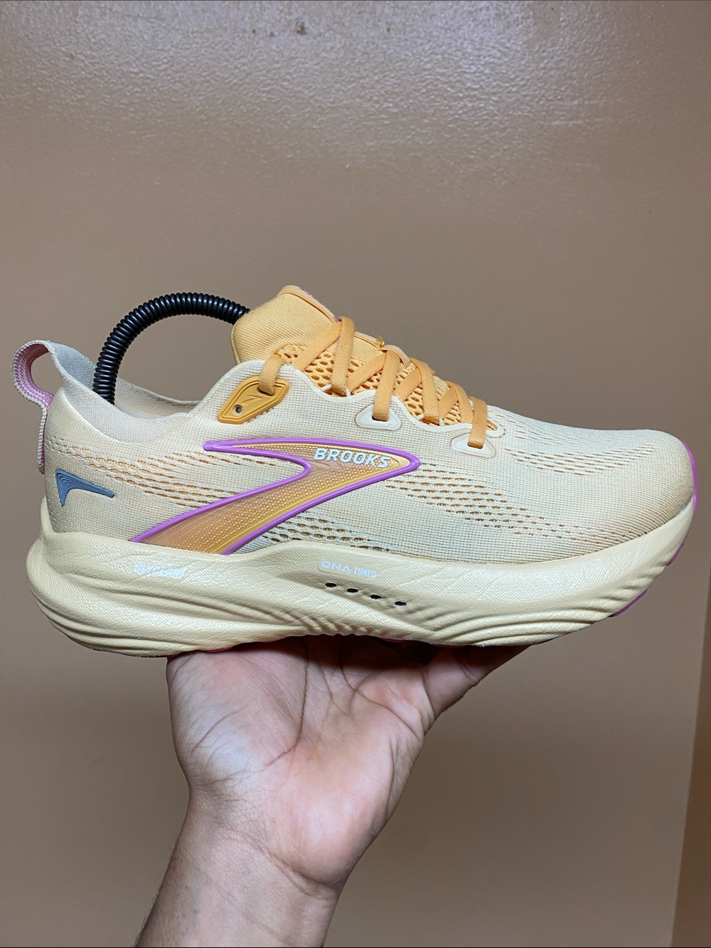 Brooks Glycerin 22 Women's Running Sneakers “Sherbert/Apricot/Pink” Size 9 - Picture 4 of 17